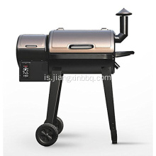 Gulllitaður köggla BBQ Grill